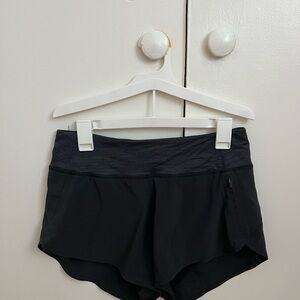 Outdoor Voices Black Athletic Shorts Moisture-Wicking Design